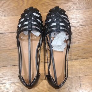 SHEIN Black Strappy Sandals Size 9